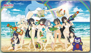 キャラクターラバーマット 閃乱カグラ PEACH BEACH SPLASH (ENR-015)