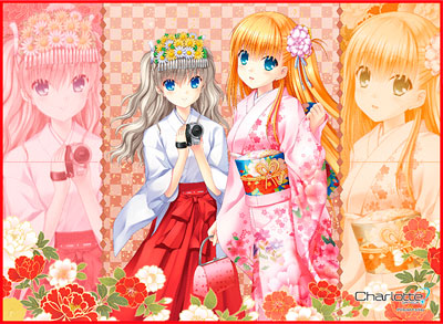 TCG万能プレイマット Charlotte「奈緒＆柚咲」