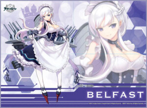 TCG万能プレイマット アズールレーン「ベルファスト」