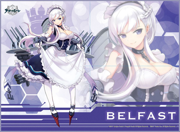 TCG万能プレイマット アズールレーン「ベルファスト」