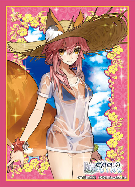 ブロッコリーキャラクタースリーブ Fate/EXTELLA LINK「玉藻の前」ビーチフラワーVer. パック