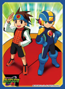 ブロッコリーキャラクタースリーブ ロックマン エグゼ「熱斗＆ロックマン」 パック
