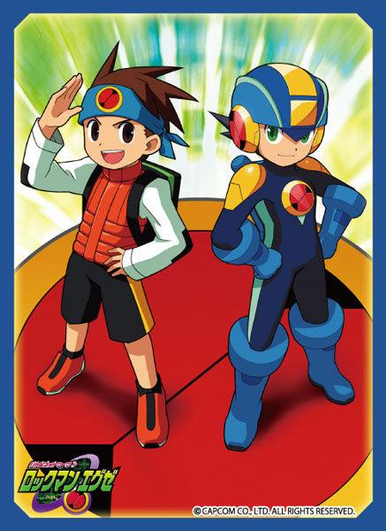 ブロッコリーキャラクタースリーブ ロックマン エグゼ「熱斗＆ロックマン」 パック