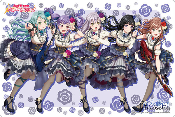 ブシロード ラバーマットコレクション Vol.480 バンドリ！ ガールズバンドパーティ！『Roselia ノーブル・ローズ』