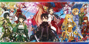 ブシロード ラバーマット(横長) 電撃文庫 ソードアート・オンライン『東の果ての桃源郷』