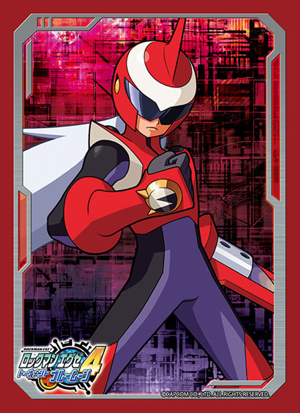 ブロッコリーキャラクタースリーブ ロックマン エグゼ4「ブルース」 パック