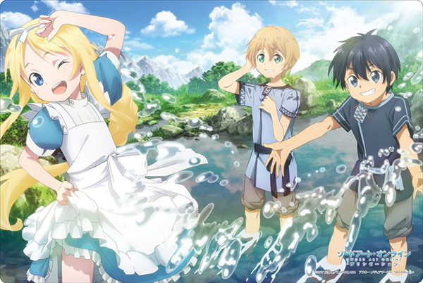 ブシロード ラバーマットコレクション ソードアート・オンライン アリシゼーション『キリト・ユージオ・アリス(幼少期)』