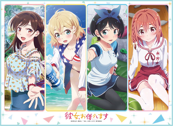 TCG万能プレイマット 彼女、お借りします「集合」