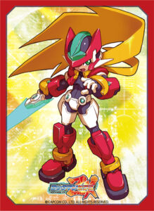 ブロッコリーキャラクタースリーブ ロックマン ゼクス「モデルZX ヴァン」 パック