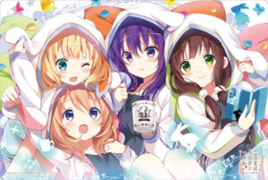 ブシロード ラバーマットコレクション V2 Vol.289 ご注文はうさぎですか？ BLOOM『ココア・シャロ・リゼ・千夜』