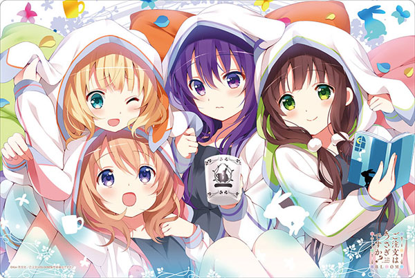 ブシロード ラバーマットコレクション V2 Vol.289 ご注文はうさぎですか？ BLOOM『ココア・シャロ・リゼ・千夜』