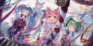 ブシロード ラバーマットコレクション V2 Vol.488 『放置少女～百花繚乱の萌姫たち～』新年2022ver.
