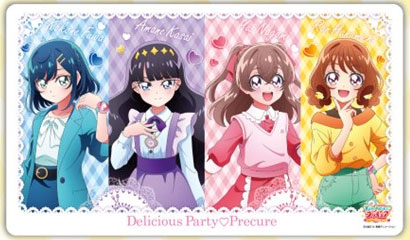 デリシャスパーティ プリキュア キャラクターラバーマット(B)(ENR-062)