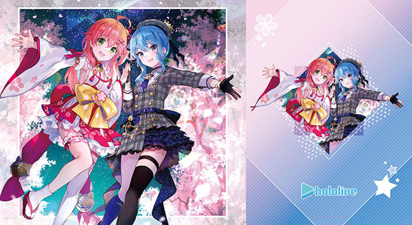 ブシロード ラバーマットコレクション V2 Vol.519 ホロライブ『桜舞う星空の下で miComet』