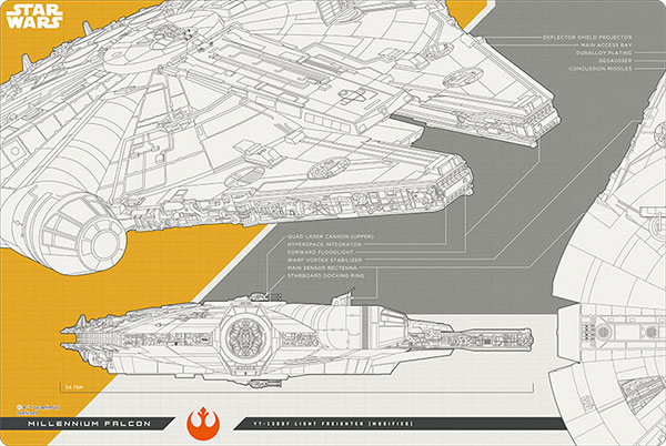 ブシロード ラバーマットコレクション V2 Vol.575 STAR WARS『ミレニアム・ファルコン』