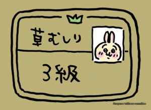 ブシロード スリーブコレクション ハイグレード Vol.3708 ちいかわ『草むしり検定3級』 パック