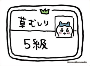 ブシロード スリーブコレクション ハイグレード Vol.3709 ちいかわ『草むしり検定5級』 パック
