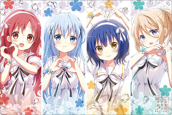 ブシロード ラバーマットコレクション V2 Vol.849 ご注文はうさぎですか？ BLOOM『チノ・マヤ・メグ・青山ブルーマウンテン』