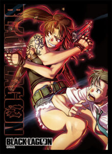 ブロッコリーキャラクタースリーブ BLACK LAGOON「ロック＆レヴィ」 パック