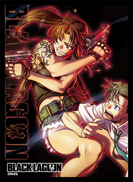 ブロッコリーキャラクタースリーブ BLACK LAGOON「ロック＆レヴィ」 パック