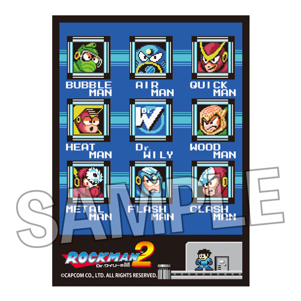 ロックマン2 Dr.ワイリーの謎 イラストスリーブNT セレクトステージ パック