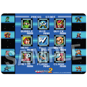 ロックマン2 Dr.ワイリーの謎 イラストプレイマットNT セレクトステージ