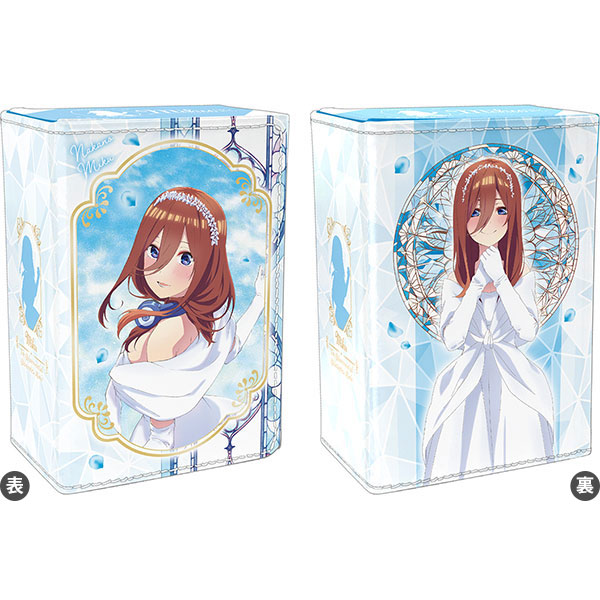 合皮製デッキケースW 映画 五等分の花嫁「中野三玖」ウェディングVer.