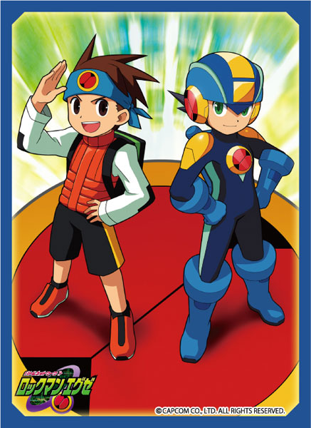 ブロッコリーキャラクタースリーブ ロックマン エグゼ「熱斗＆ロックマン」リバイバル パック