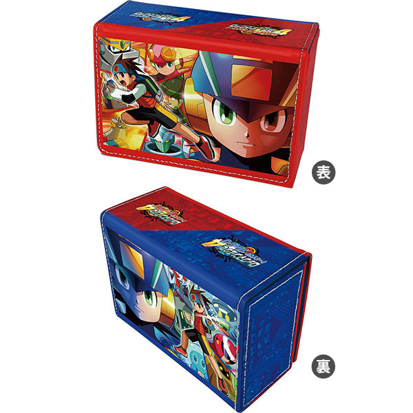 合皮製デッキケースW ロックマン エグゼ4 リバイバル