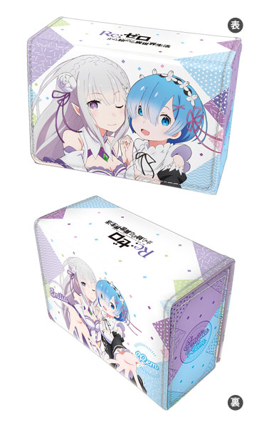 合皮製デッキケースW Re：ゼロから始める異世界生活「エミリア＆レム」リバイバル