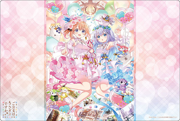 ブシロード ラバーマットコレクション V2 Vol.1576 ご注文はうさぎですか？ BLOOM『ココア＆チノ』10周年ver.