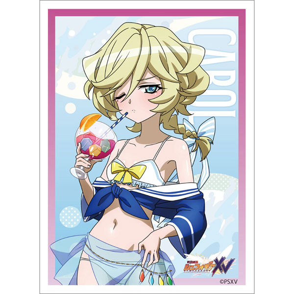 戦姫絶唱シンフォギアXV 描き下ろしスリーブ(キャロル/マリンセーラー水着) パック