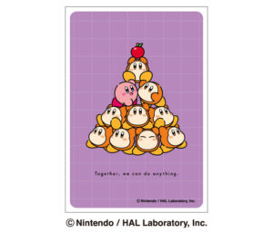 カービィ play with ワドルディ キャラクタースリーブミニ ENS-10 ちからをあわせて パック