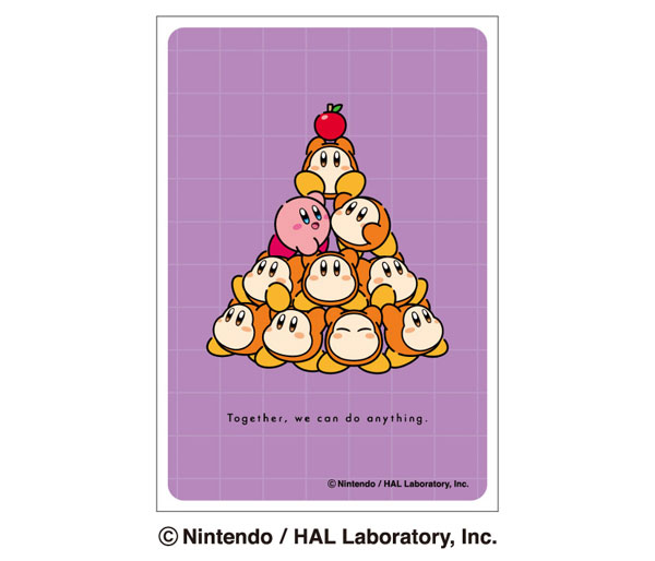 カービィ play with ワドルディ キャラクタースリーブミニ ENS-10 ちからをあわせて パック