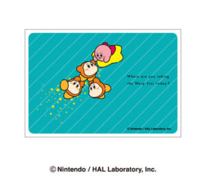 カービィ play with ワドルディ キャラクタースリーブミニ ENS-13 ワープスターにのって(4にん) パック
