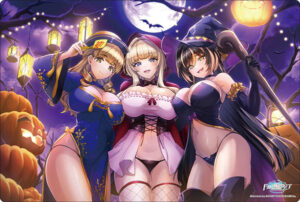 ラバーマット V2 Vol.1835 ドルフィンウェーブ『詩絵＆ヴィーナ＆アマデア』Happy Halloween！オトナな私も楽しみたい！ver.