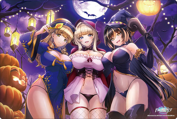 ラバーマット V2 Vol.1835 ドルフィンウェーブ『詩絵＆ヴィーナ＆アマデア』Happy Halloween！オトナな私も楽しみたい！ver.