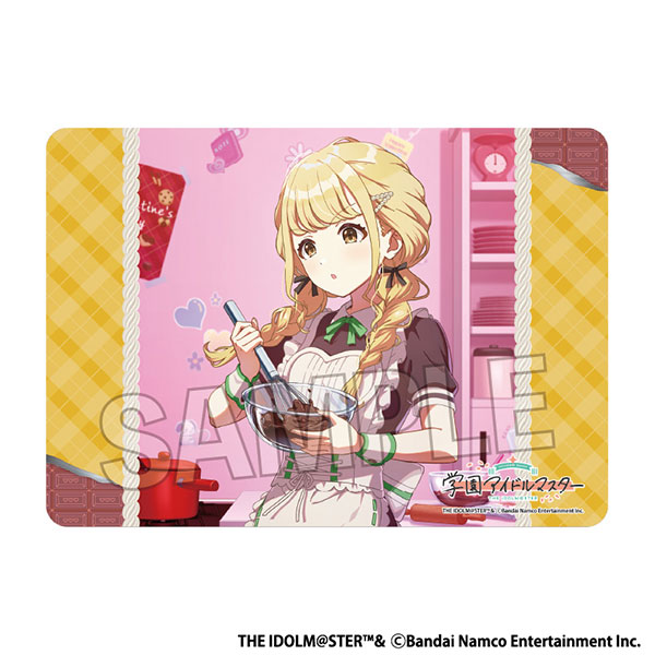 学園アイドルマスター イラストプレイマットNT 世界一可愛い私 ’25バレンタイン 藤田ことね