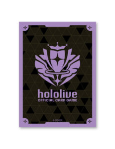 hololive OFFICIAL CARD GAME オフィシャルホロカスリーブ vol.42 『ブランドロゴ(Purple)』 パック