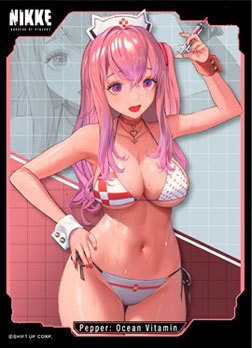 きゃらスリーブコレクション マットシリーズ 勝利の女神：NIKKE 「ペッパー：オーシャンビタミン」(No.MT2323) パック