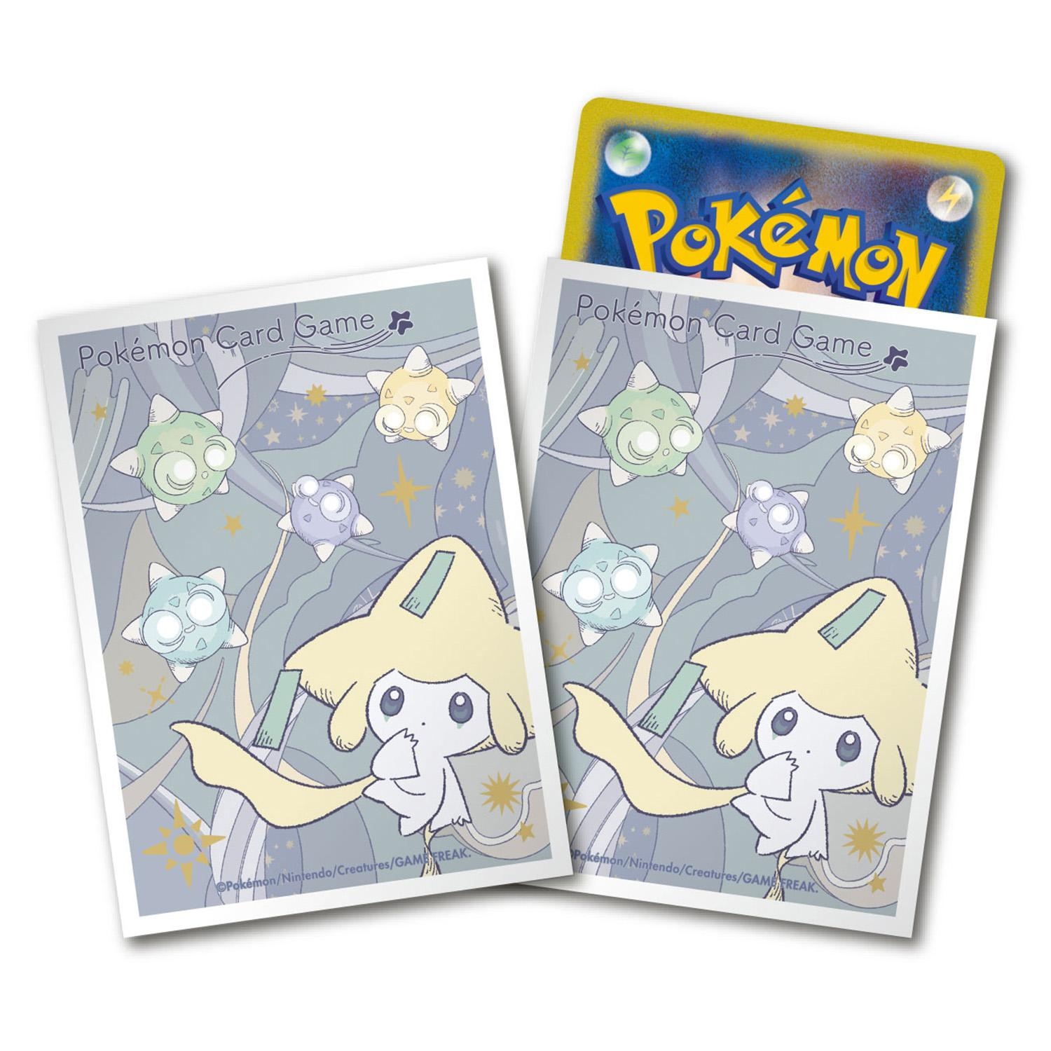 ポケモンカードゲーム デッキシールド プレミアム・グロス ジラーチ星つなぎ【ホワイト】