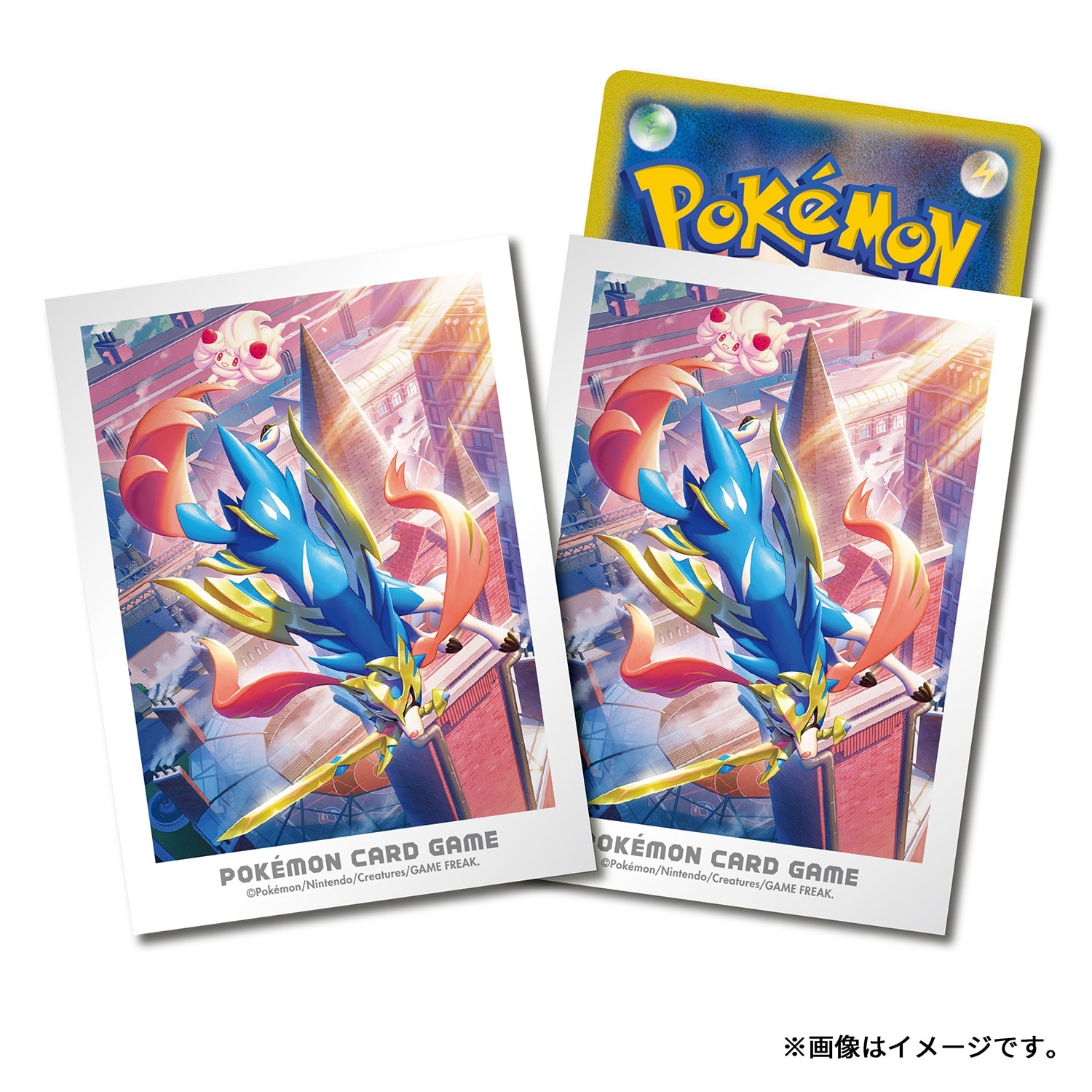 ポケモンカードゲーム デッキシールド ガラルの冒険 ザシアン＆マホイップ