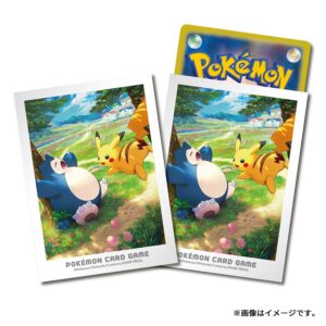 ポケモンカードゲーム デッキシールド カントーの冒険 ピカチュウ＆カビゴン