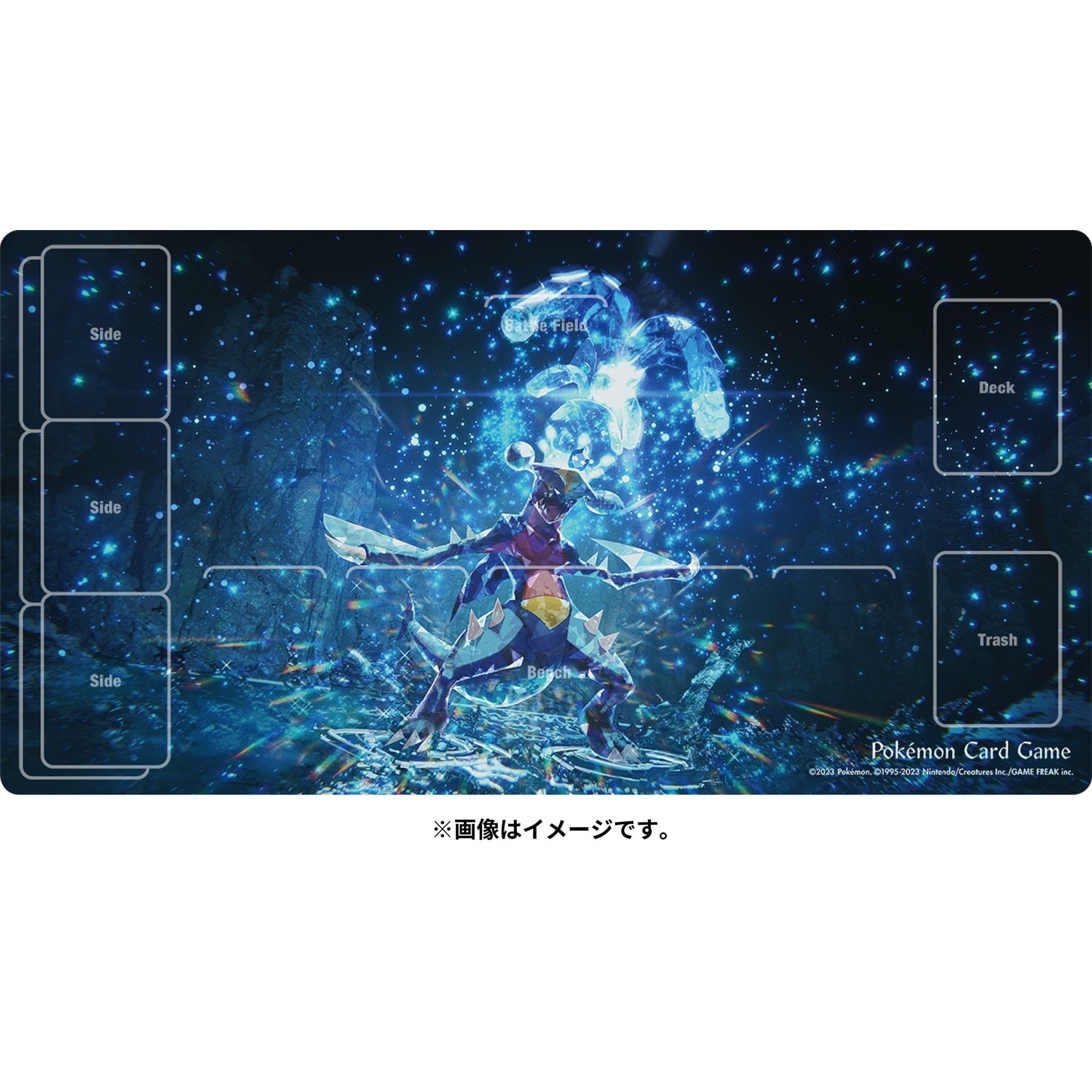 ポケモンカードゲーム ラバープレイマット 水テラスタルガブリアス