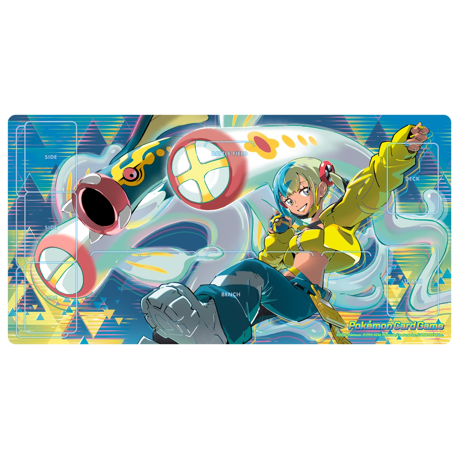 ポケモンカードゲーム ラバープレイマット カナリィ＆メガシビルドン