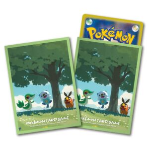 ポケモンカードゲーム デッキシールド ツタージャ＆ポカブ＆ミジュマル