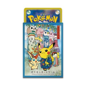 ポケモンカードゲーム デッキシールド 七夕まつりごっこピカチュウ【ブルー】