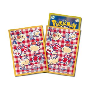 ポケモンカードゲーム デッキシールド ピカチュウとハート【オレンジ】