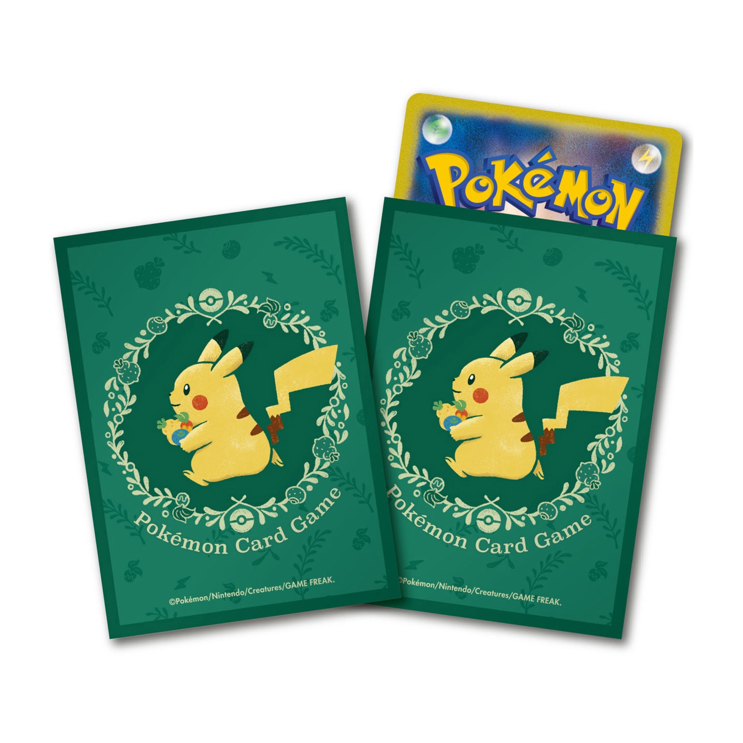 ポケモンカードゲーム デッキシールド ピカチュウときのみ