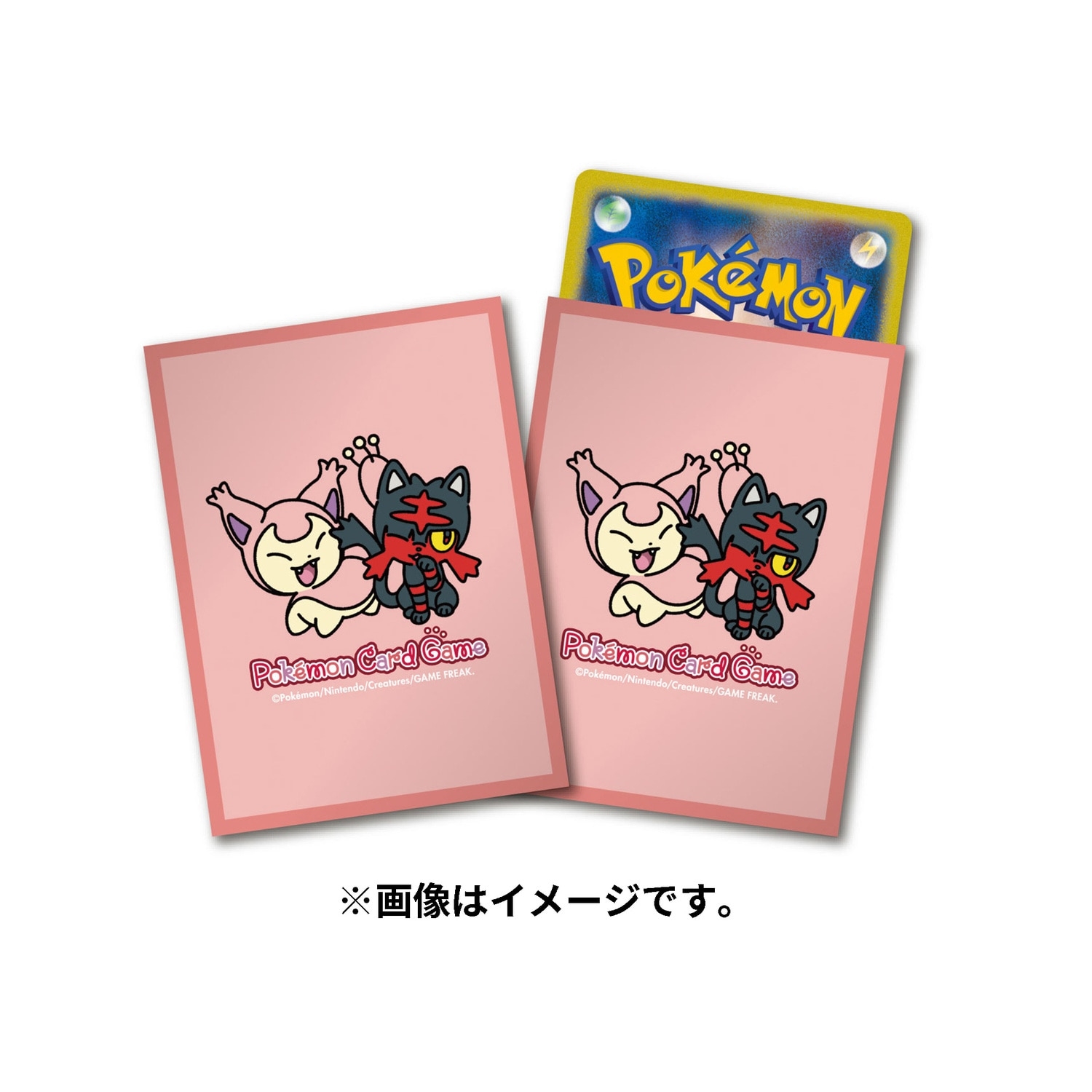 ポケモンカードゲーム デッキシールド ニャビー&エネコ